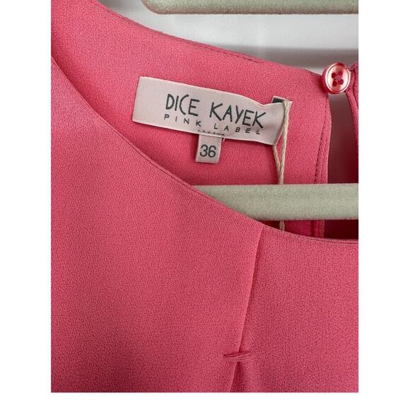 Dice Kayek Pink Beaded Sleeveless Dress NWT - Picture 3 of 9